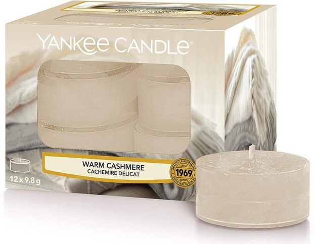 Yankee Candle Tealight Podgrzewacze Warm Cashmere 12szt