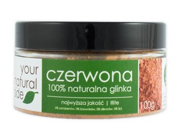 Your Natural Side Glinka czerwona 100% naturalna 100g
